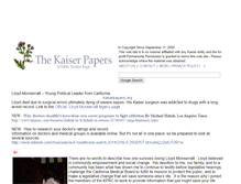 Tablet Screenshot of lloyd.kaiserpapers.org