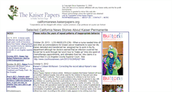 Desktop Screenshot of californianews.kaiserpapers.org