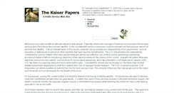 Desktop Screenshot of businesspractices.kaiserpapers.org